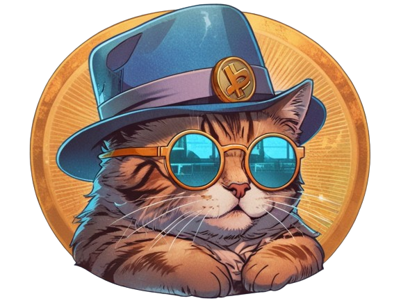 Cool Cat on Coin